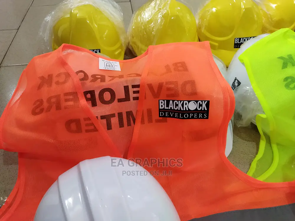 Reflector Vests and Safety Helmet Branding