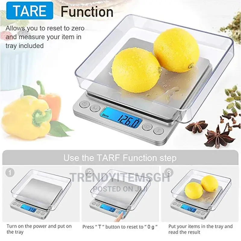 0.1g /3kg LCD Electronic Digital Scale