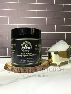 Toning Organic Black Soap