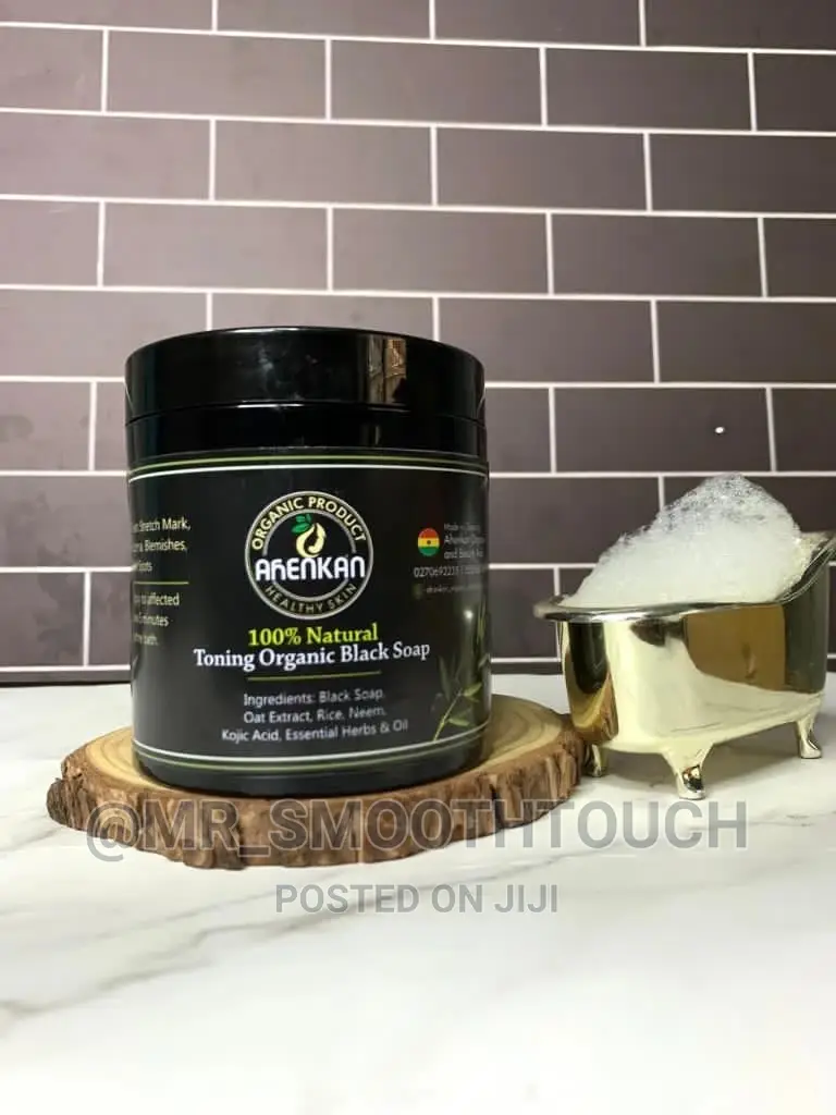 Toning Organic Black Soap