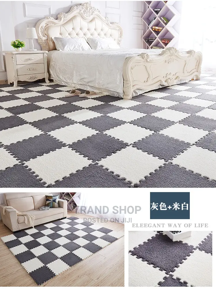 3D Carpet - Washable Spliced Carpet,Fall Resistant,Floor Mat