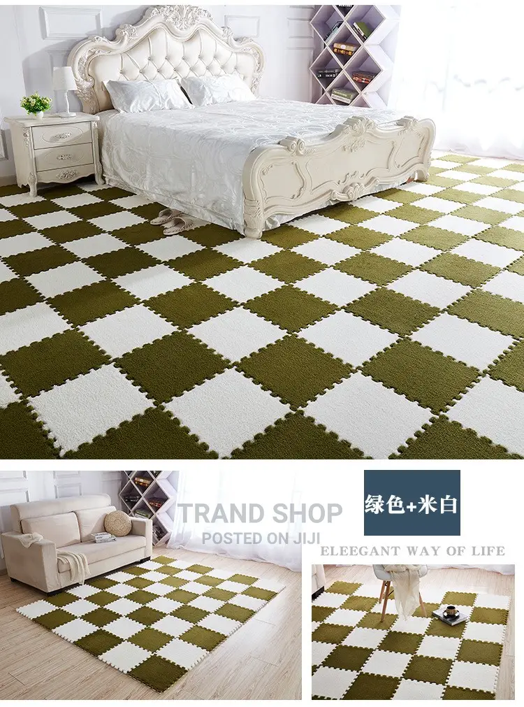 3D Carpet - Washable Spliced Carpet,Fall Resistant,Floor Mat