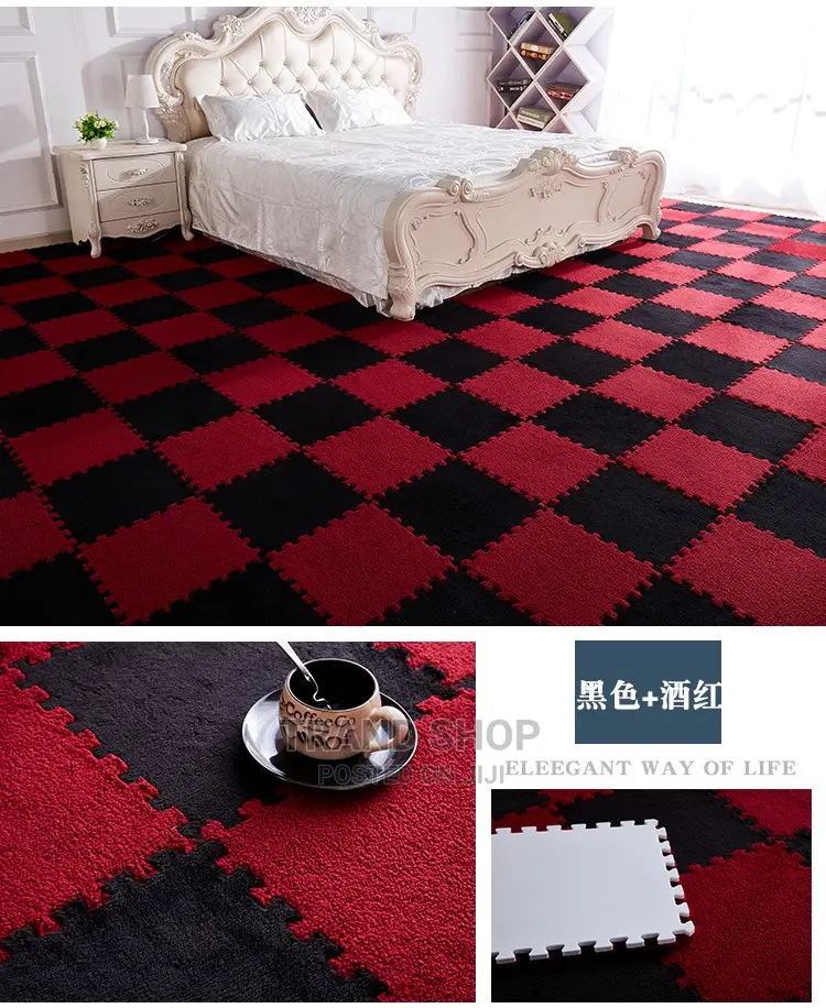 3D Carpet - Washable Spliced Carpet,Fall Resistant,Floor Mat