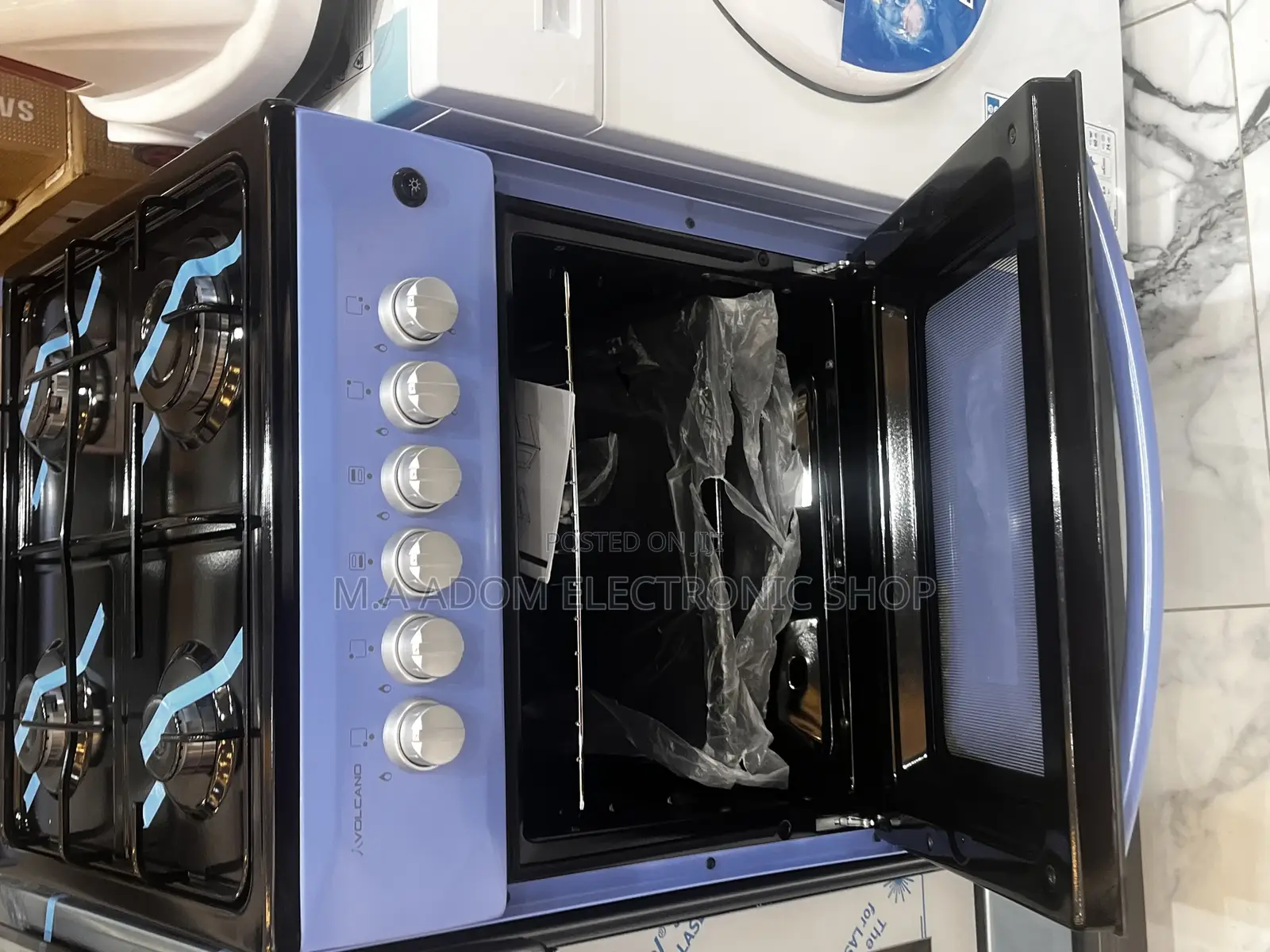 Blue Volcano 4burner Gas Cooker 50×50