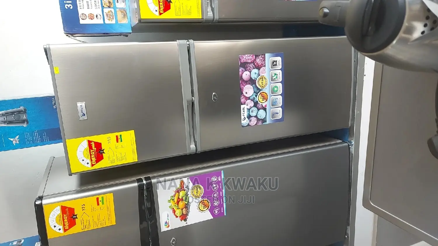 Best_pearl Pf20 Double Door Fridge With Top Freezer