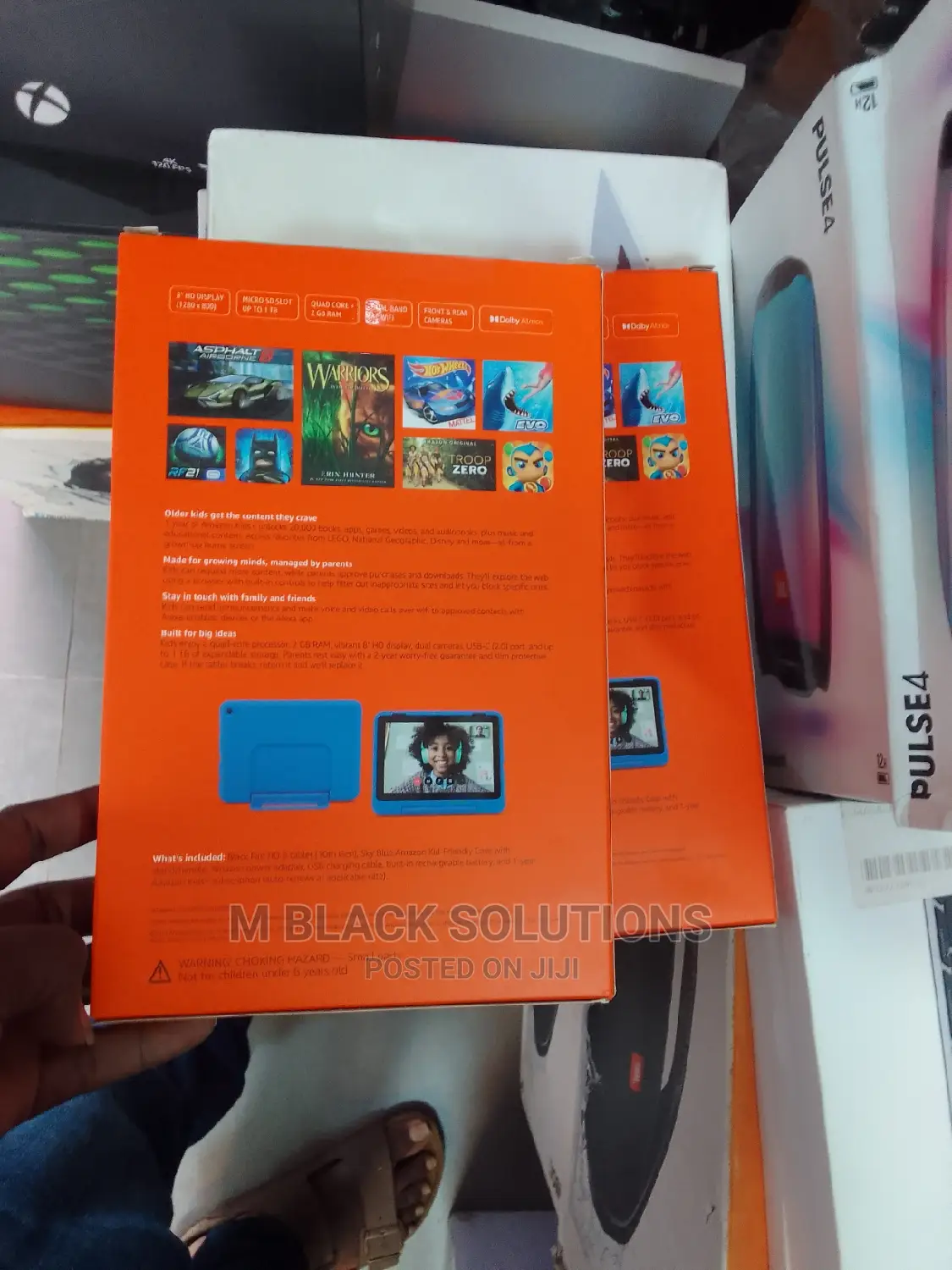 New Amazon Fire HD 8 Kids Pro 4 GB Blue