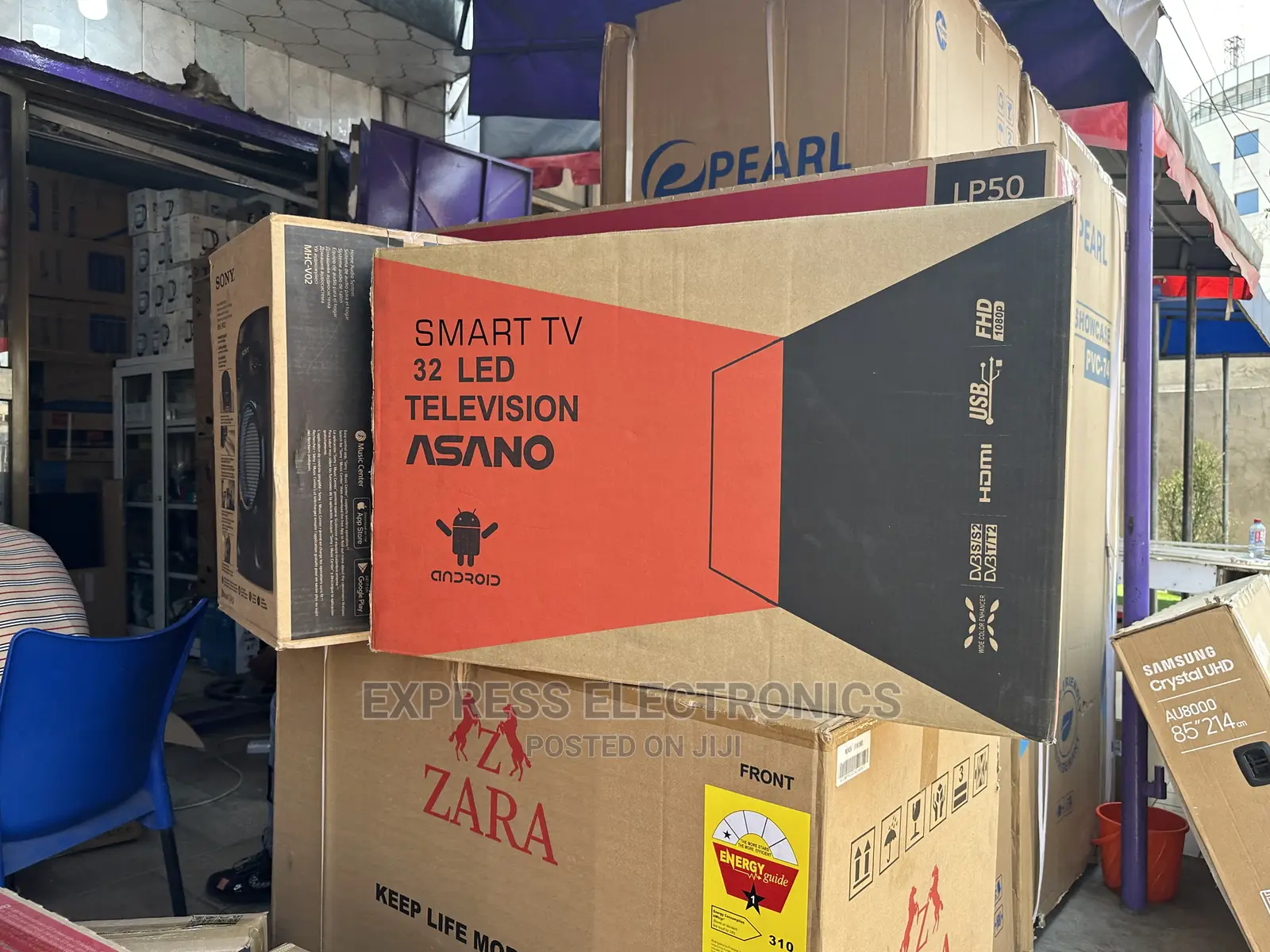 Mesmeric Newly Sealed Asano Smart Android 32”FHD Tv Slim
