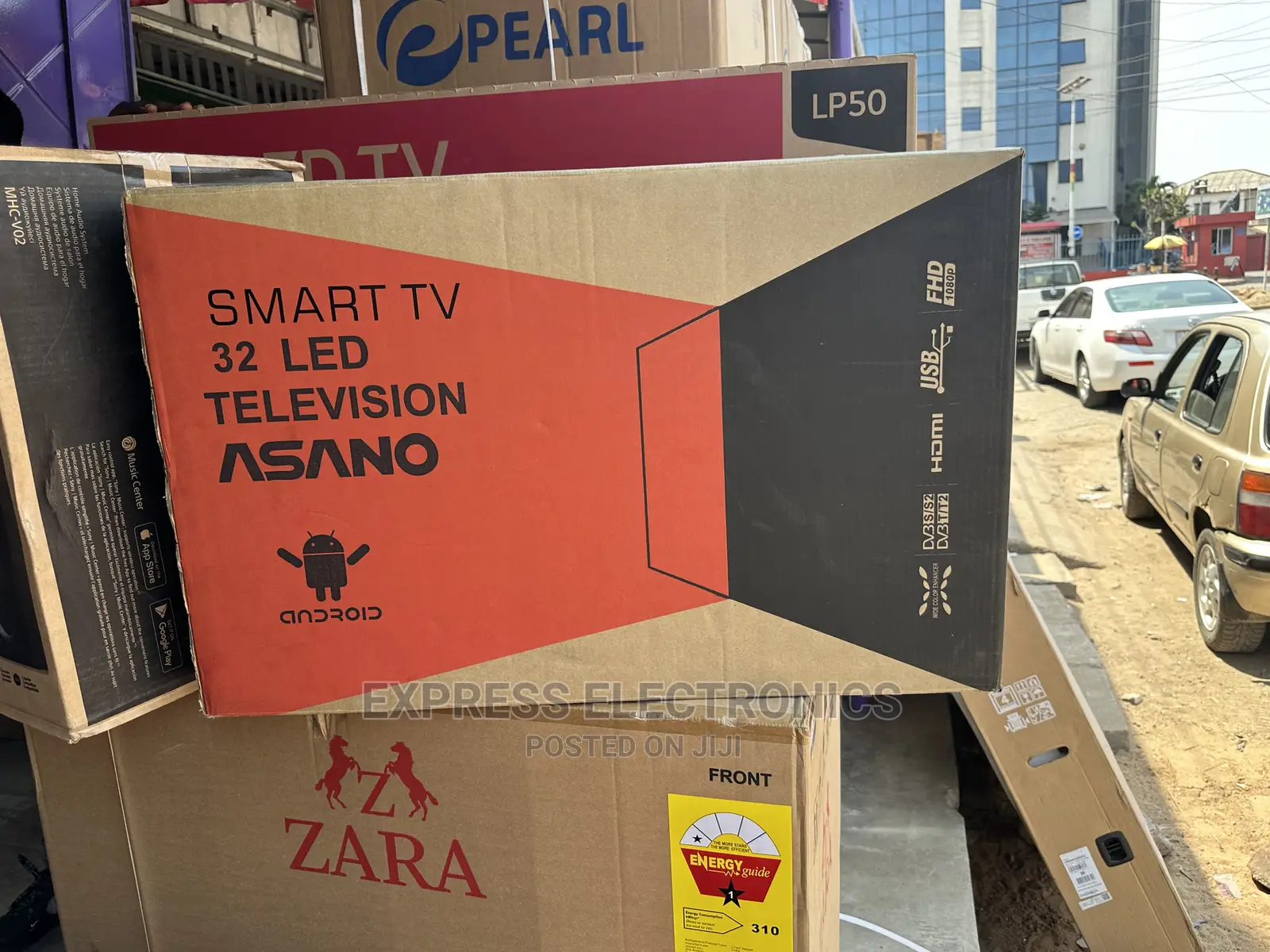 Mesmeric Newly Sealed Asano Smart Android 32”FHD Tv Slim