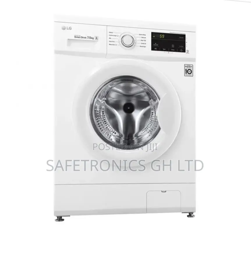 LG Front Load Washing Machine7kg, White, Inverter FH2J3QDNP0