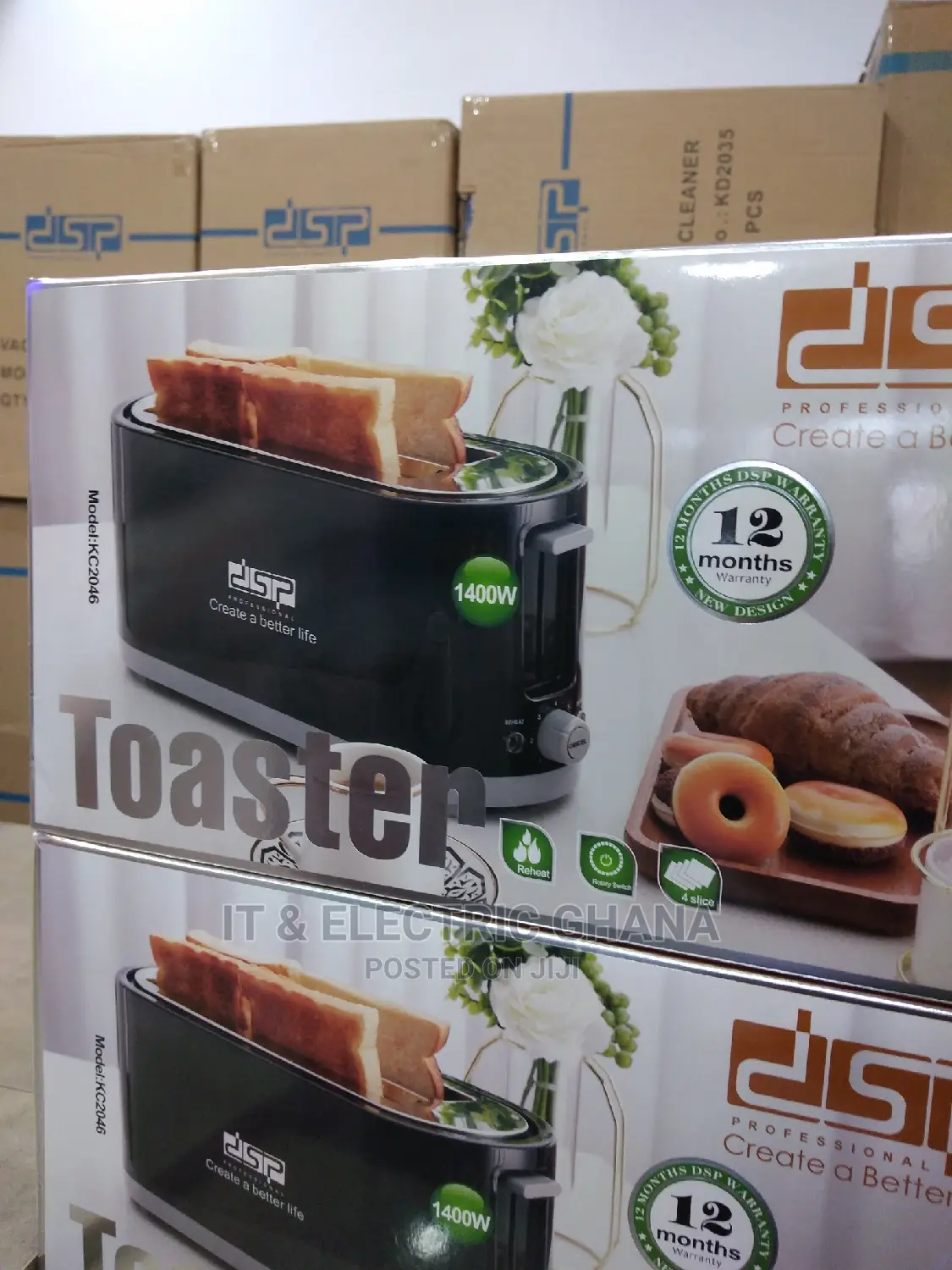 DSP 4slice Bread Toaster