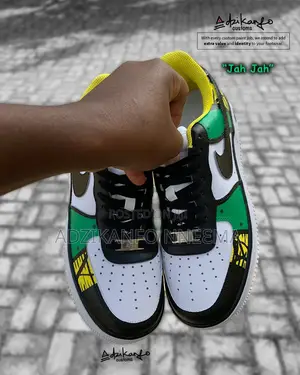 "Jah Jah" (Custom-Made Sneakers by Adzikanfo Customs)