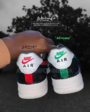 "Africana" (Custom-Made Sneakers by Adzikanfo Customs)