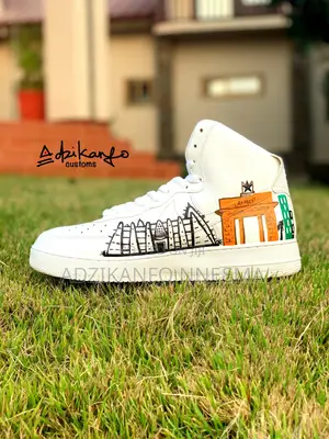 "Kwame Nkrumah" (Custom-Made Sneaker by Adzikanfo Customs)