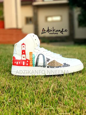 "Kwame Nkrumah" (Custom-Made Sneaker by Adzikanfo Customs)