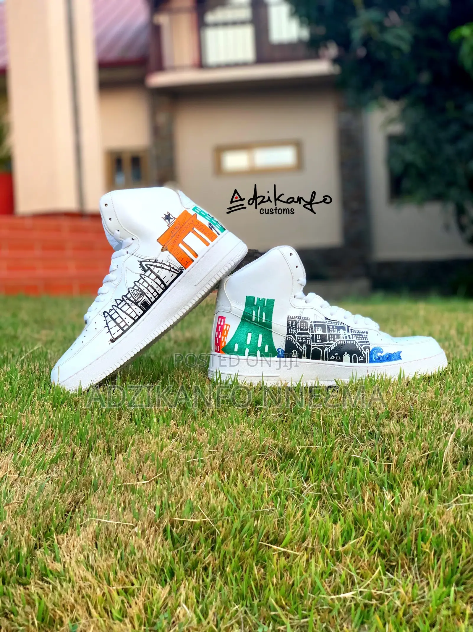 "Kwame Nkrumah" (Custom-Made Sneaker by Adzikanfo Customs)