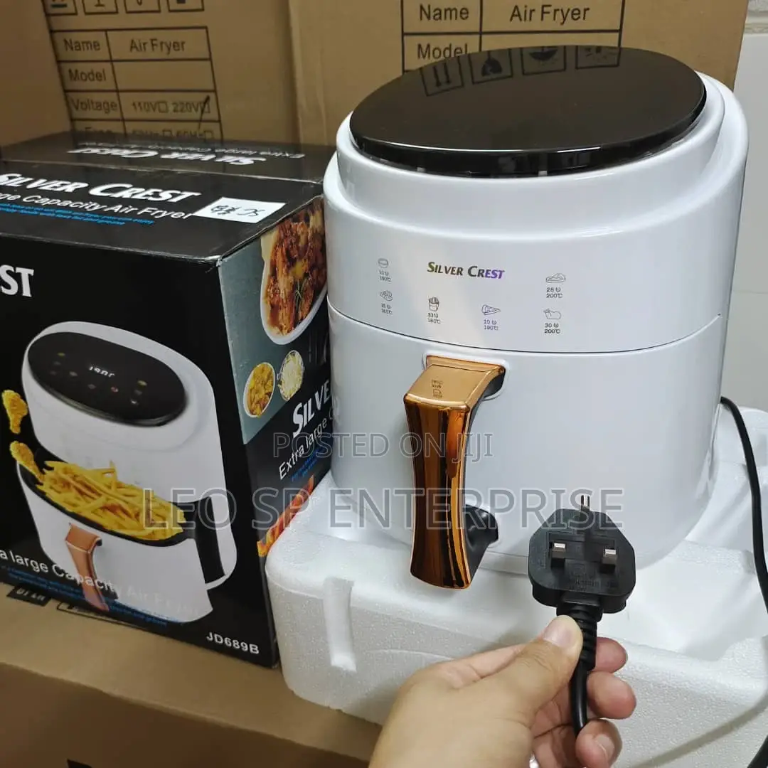 8l Silver Crest Digital Air Fryer for Sale With 20 Liners