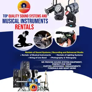 Top Quality Sound System Musical Instruments Rentals.