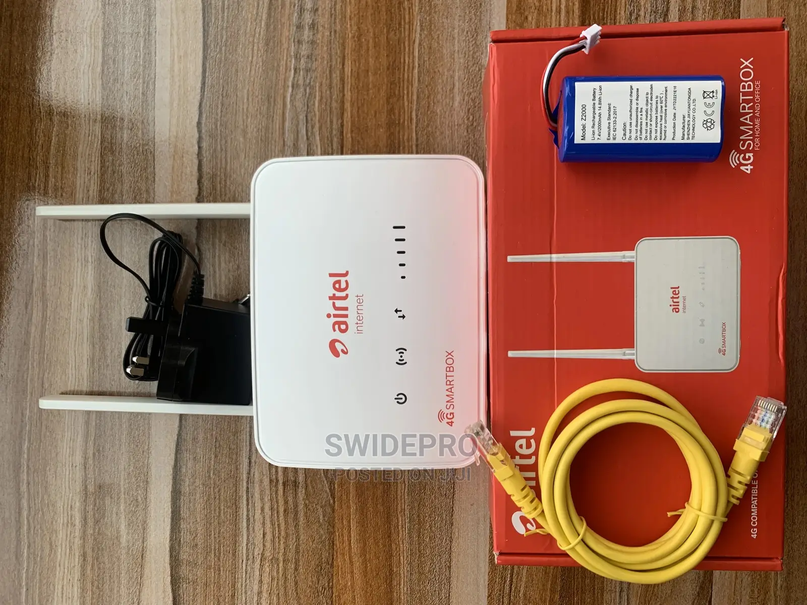 Universal 4g Router (All Sim ) With Back Up Battery