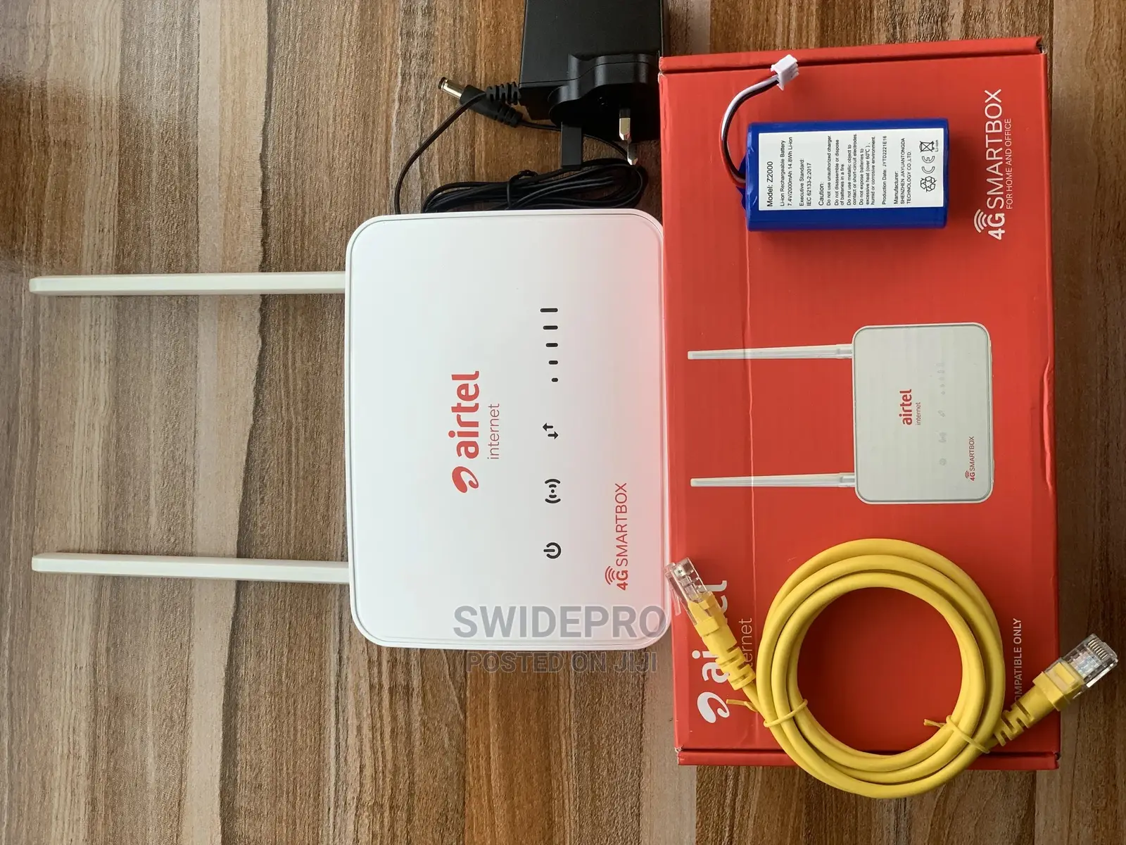 Universal 4g Router (All Sim ) With Back Up Battery