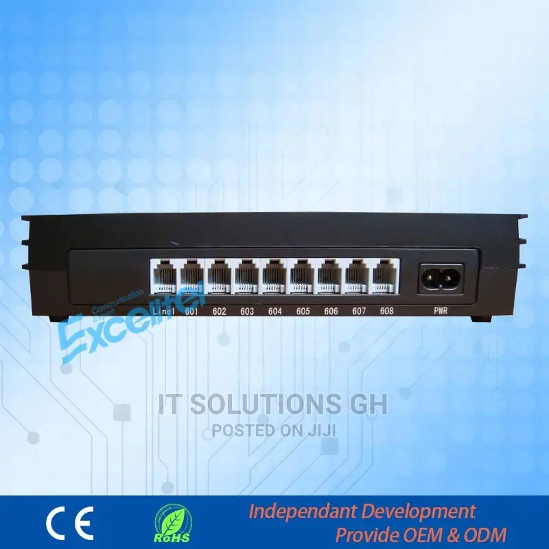 6 Ports Pabx ( 2co Line+ 6 Extension )