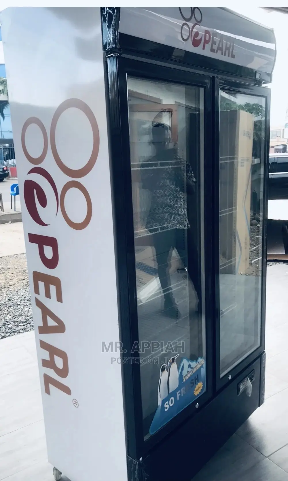 Energy Saving Pearl 568 L Double Door Display Fridge(PVC-74)