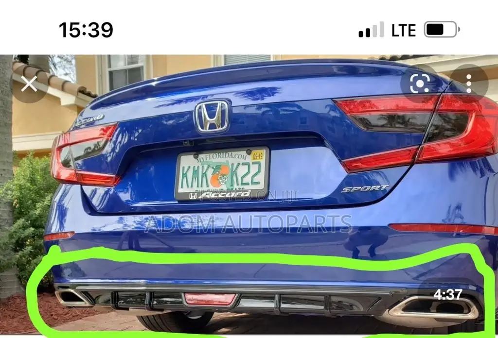 Honda Accord 2018 2019 2020 Diffuser