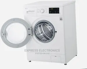 Powerful Wash With Less Noise 7kg LG WM White FH2J3QDNP0