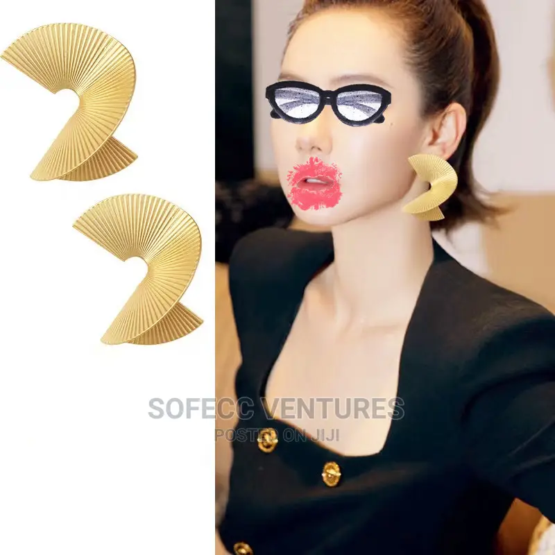 3-Dimensional Irregular Stainless Steel Earrings