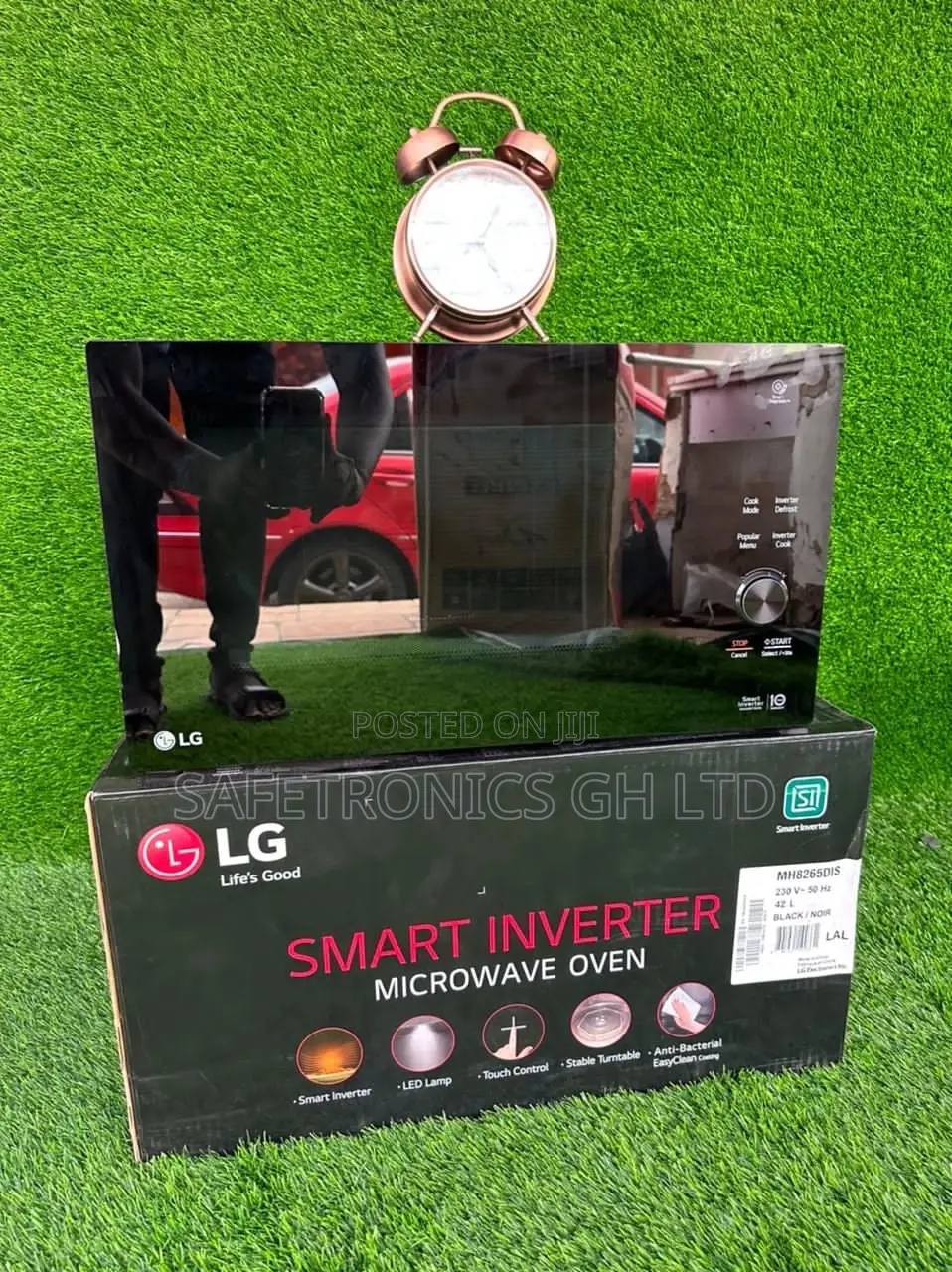 LG MH8265DIS 42 Litres Black Smart Inverter Microwave