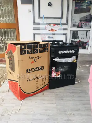 Black Ferre 4 Gas Burner Oven With Grill
