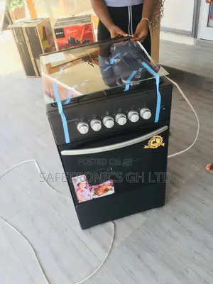50X55 Black 4 Gas Burner