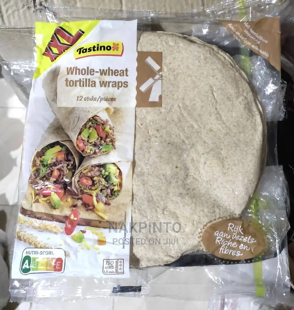 Tortilla Wraps 25cm ( Wholewheat, Natural Tortilla Wraps )
