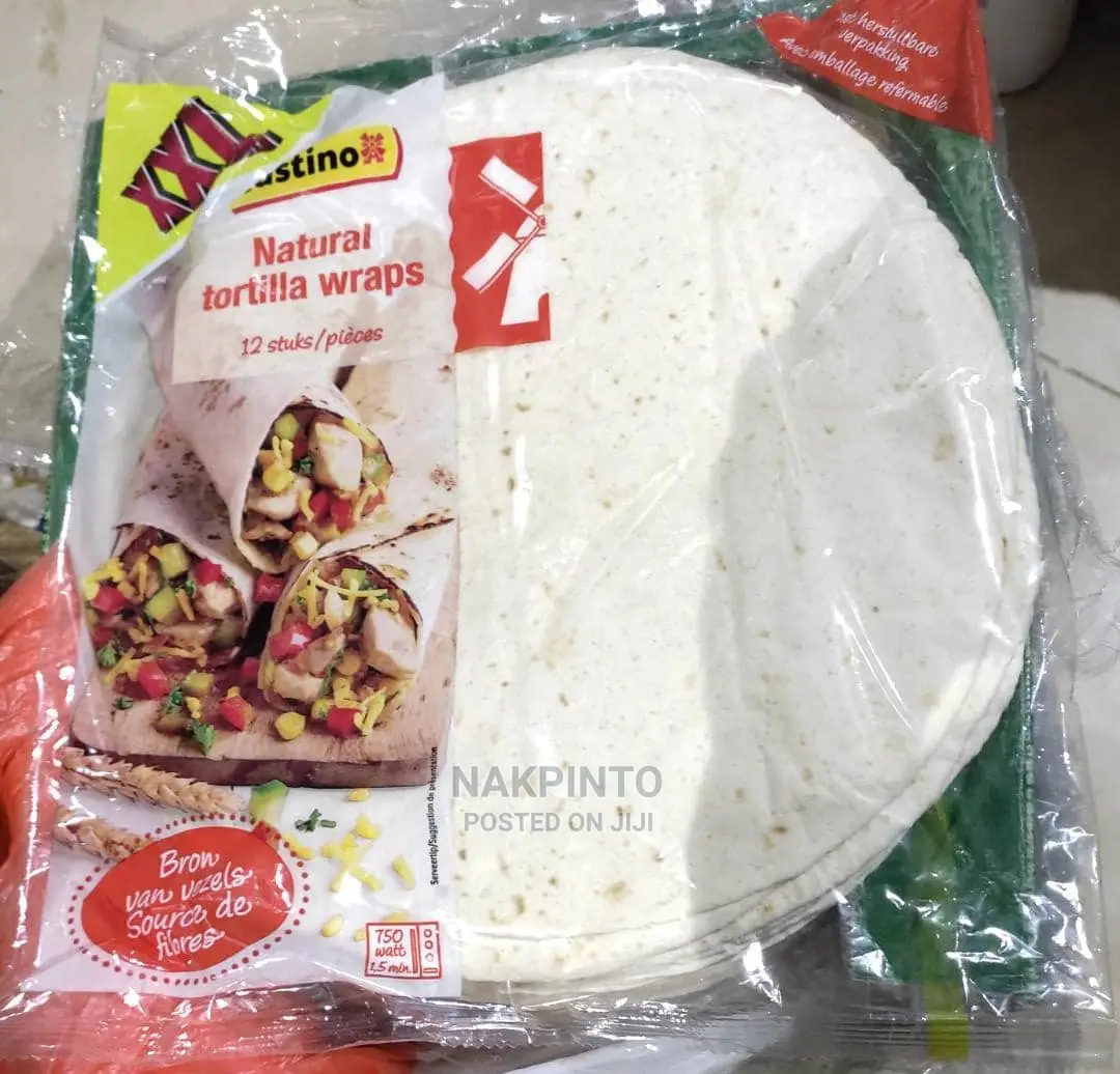 Tortilla Wraps 25cm ( Wholewheat, Natural Tortilla Wraps )