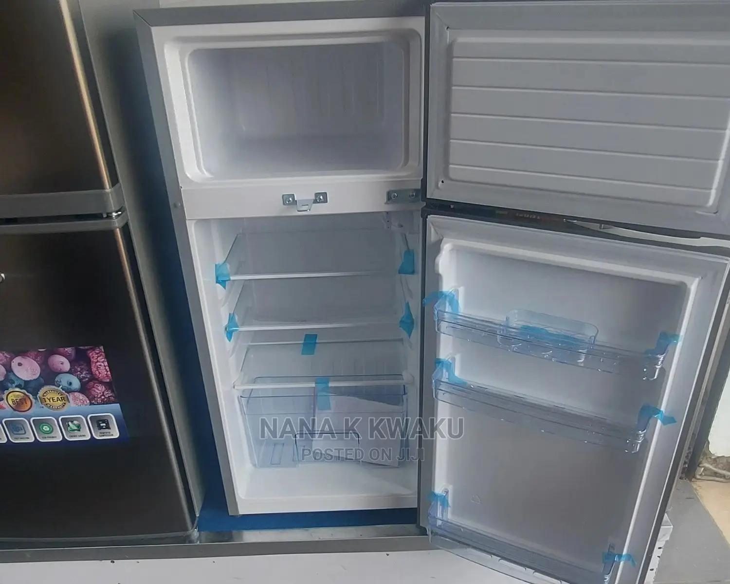 New_pearl Pf16 Double Door Fridge