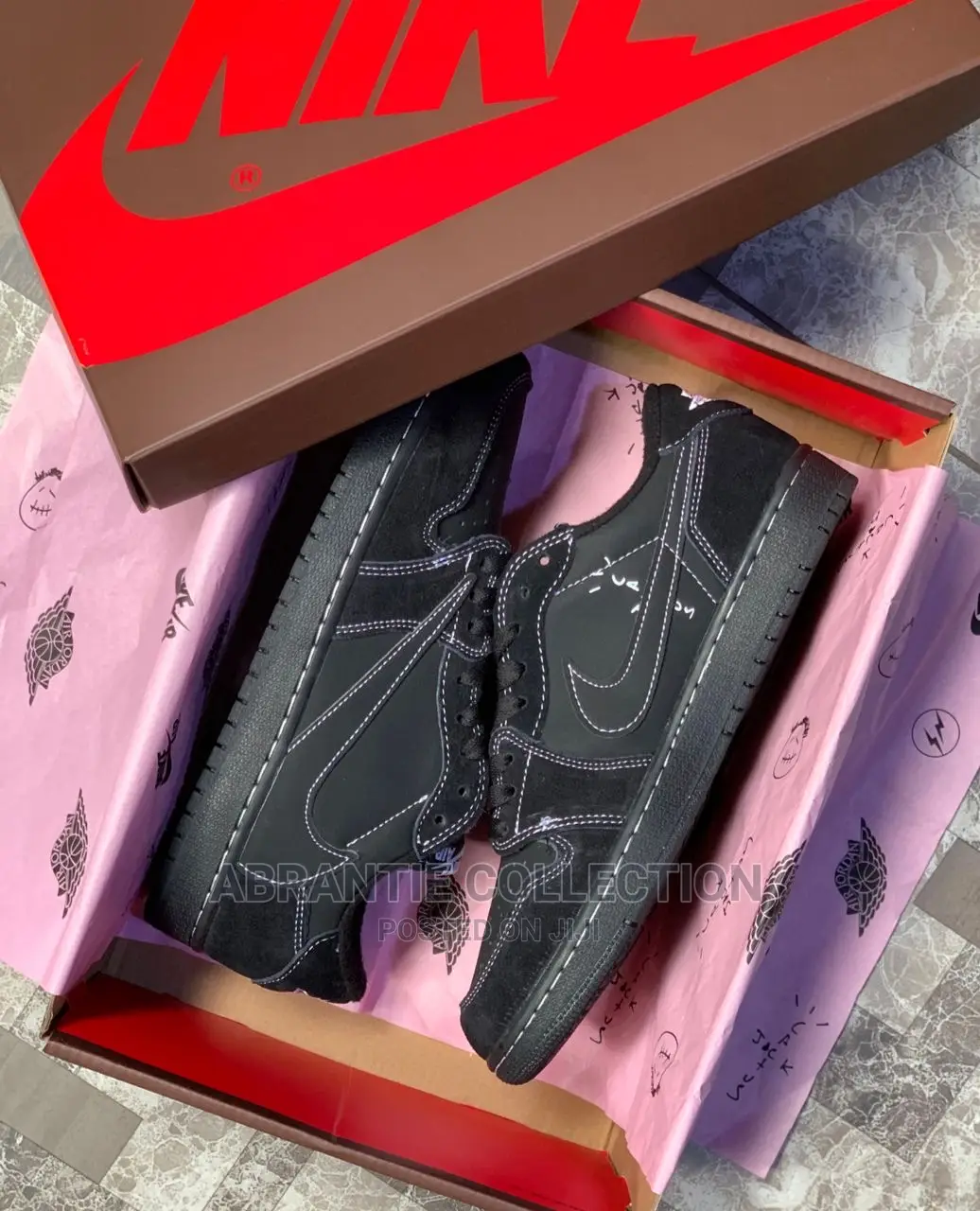 Nike Air Jordan 1 Low X Travis Scott Black