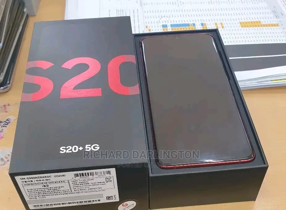 New Samsung Galaxy S20+ 5G 128 GB Black