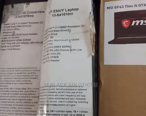 New Laptop HP Envy 13 256GB Intel Core I7 SSD 512GB