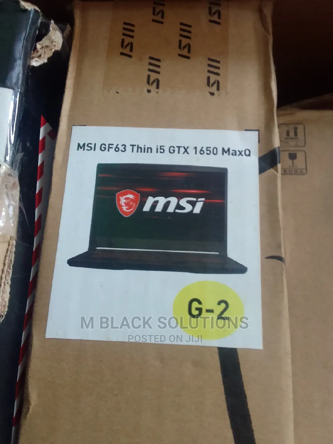 New Laptop MSI GF63 8GB Intel Core I5 SSD 128GB