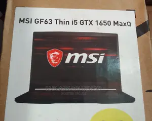 New Laptop MSI GF63 8GB Intel Core I5 SSD 128GB