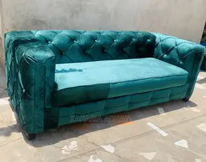 Green 3 Seats Sofa