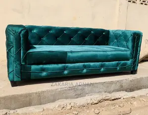 Green 3 Seats Sofa