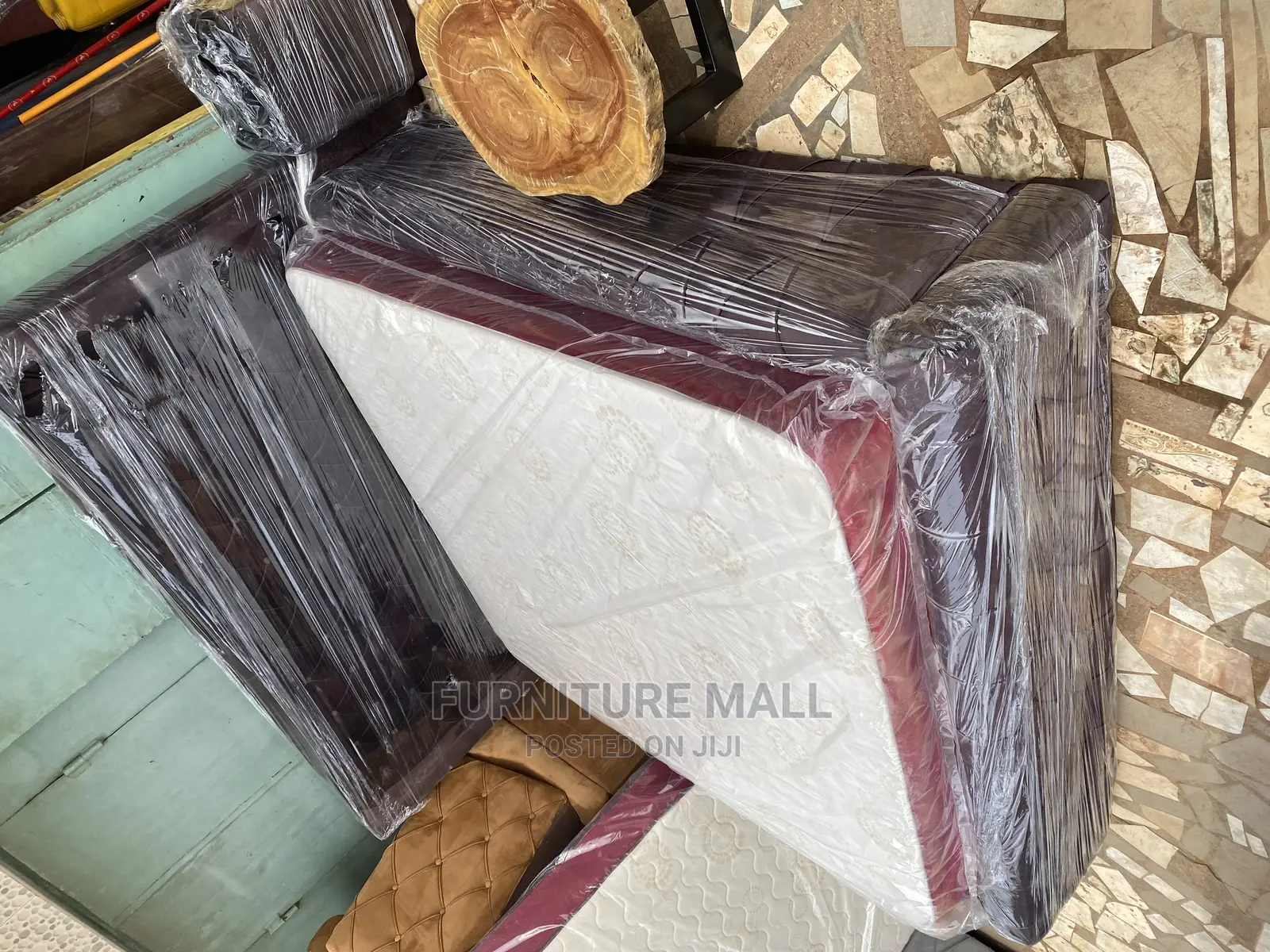 Cofe Queens Bed Frame With Mattress . Free Delivery 