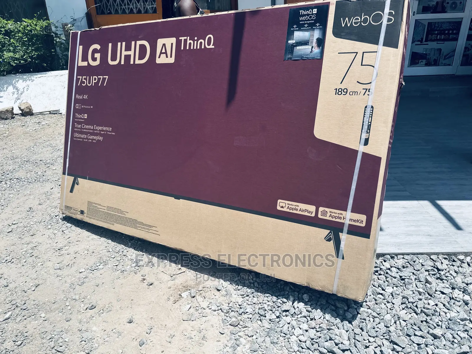 75up77 LG 75” UHD Smart Thinq AI Sat Magic Remote LED TV