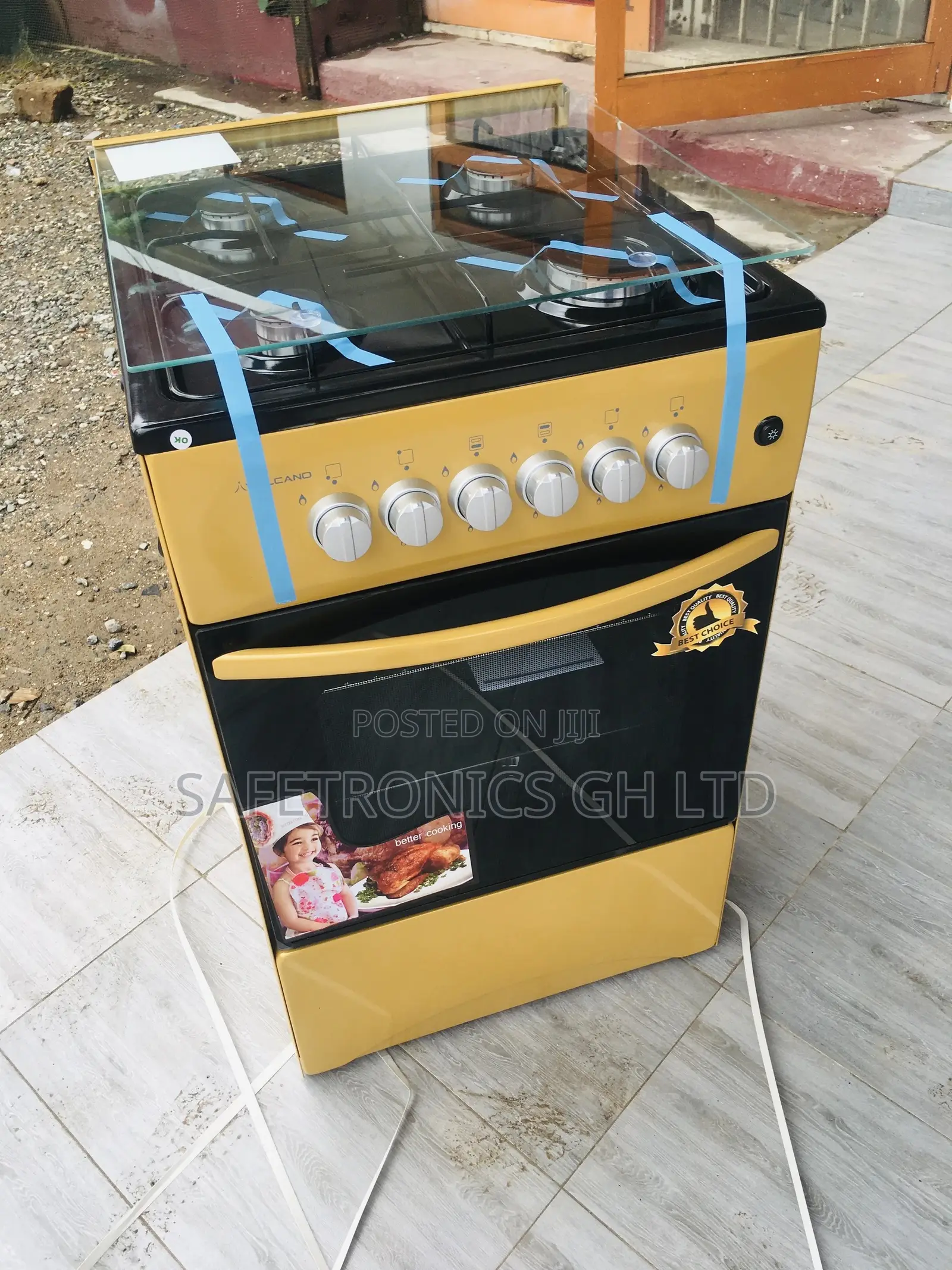 Volcano Gold 4 Gas Burner Oven With Grill