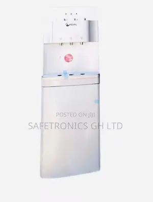 Pearl Water Dispenser With Fridge – Silver PWD-1009FSL