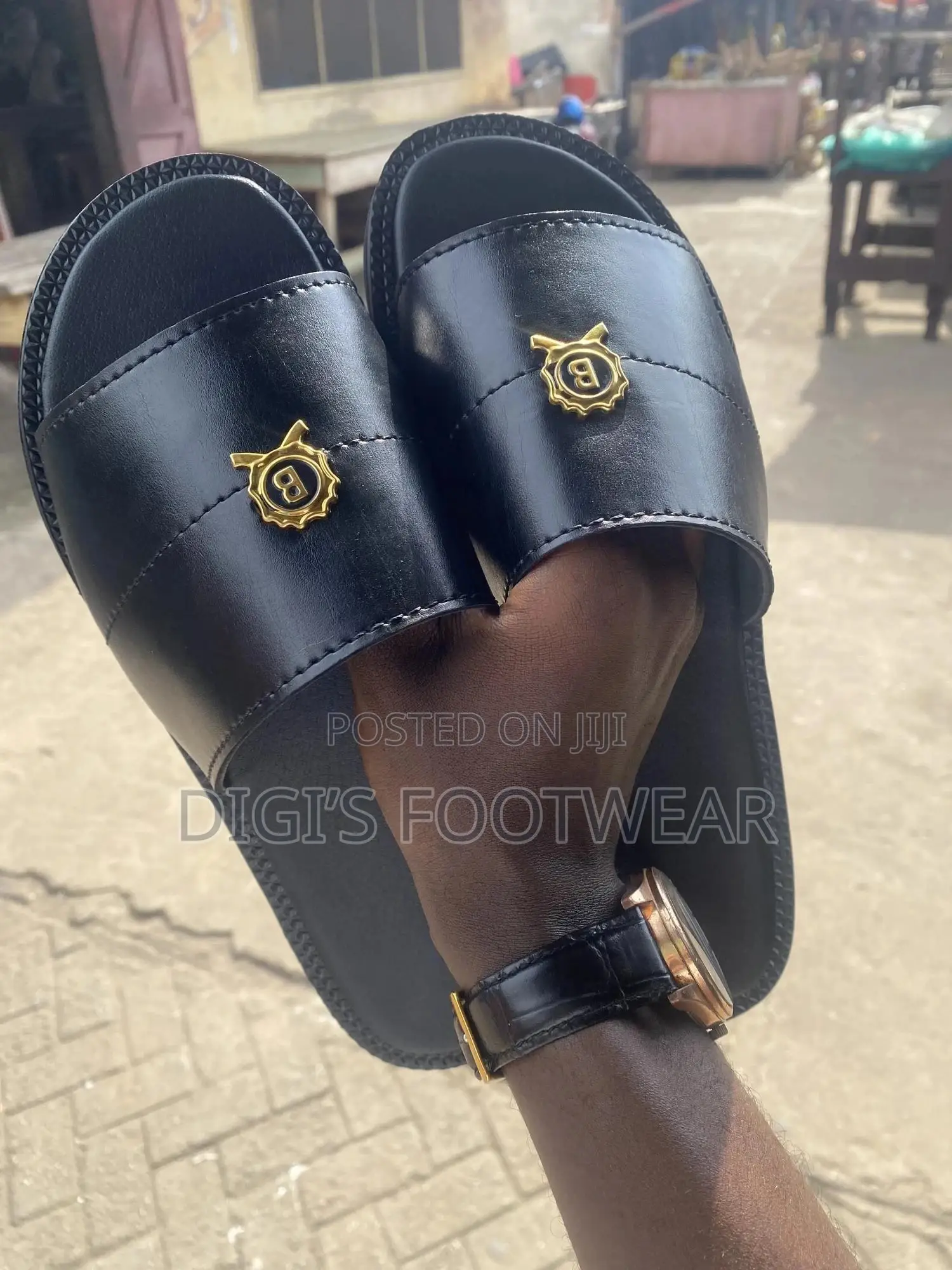 Black Slippers