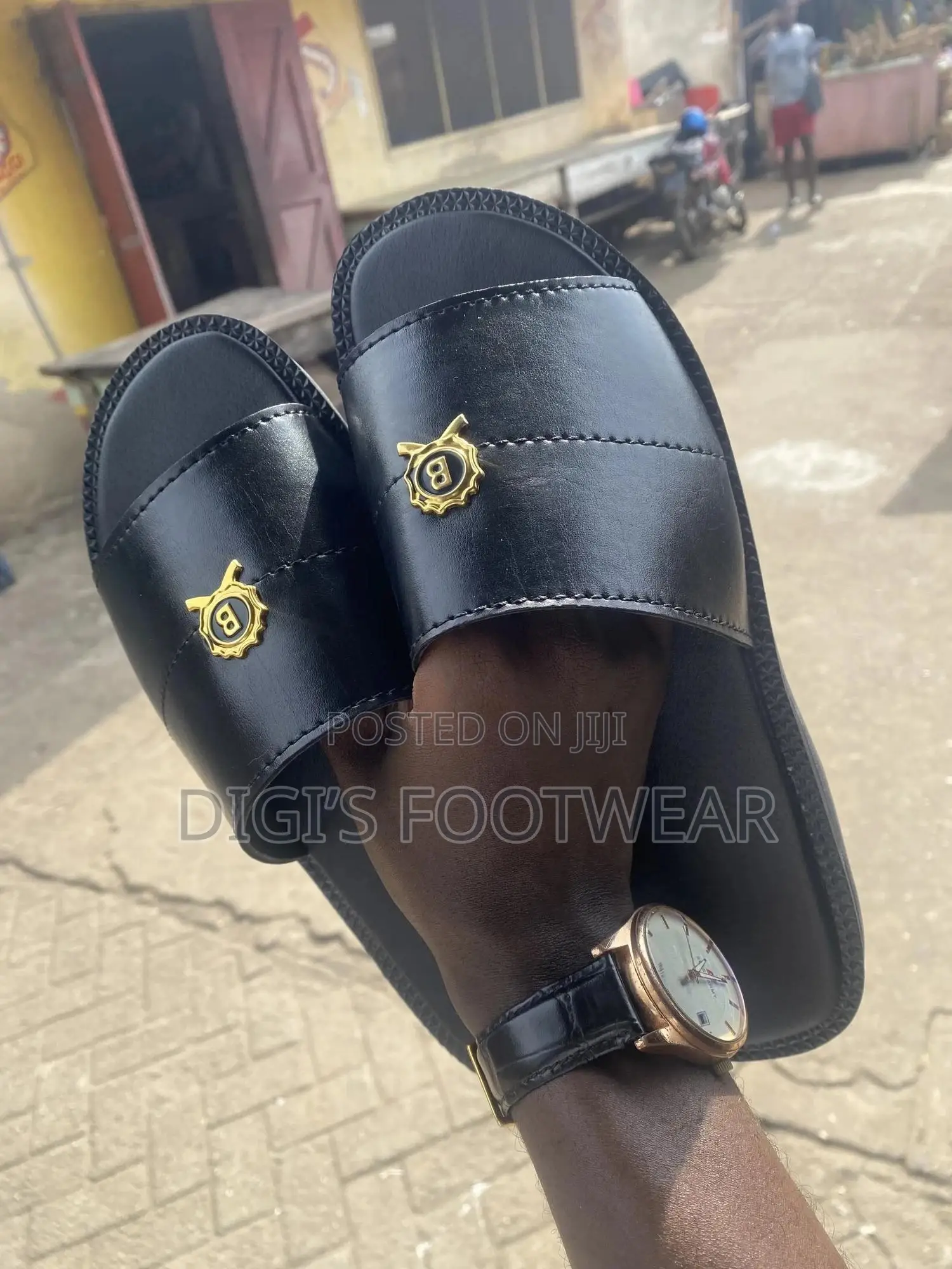 Black Slippers