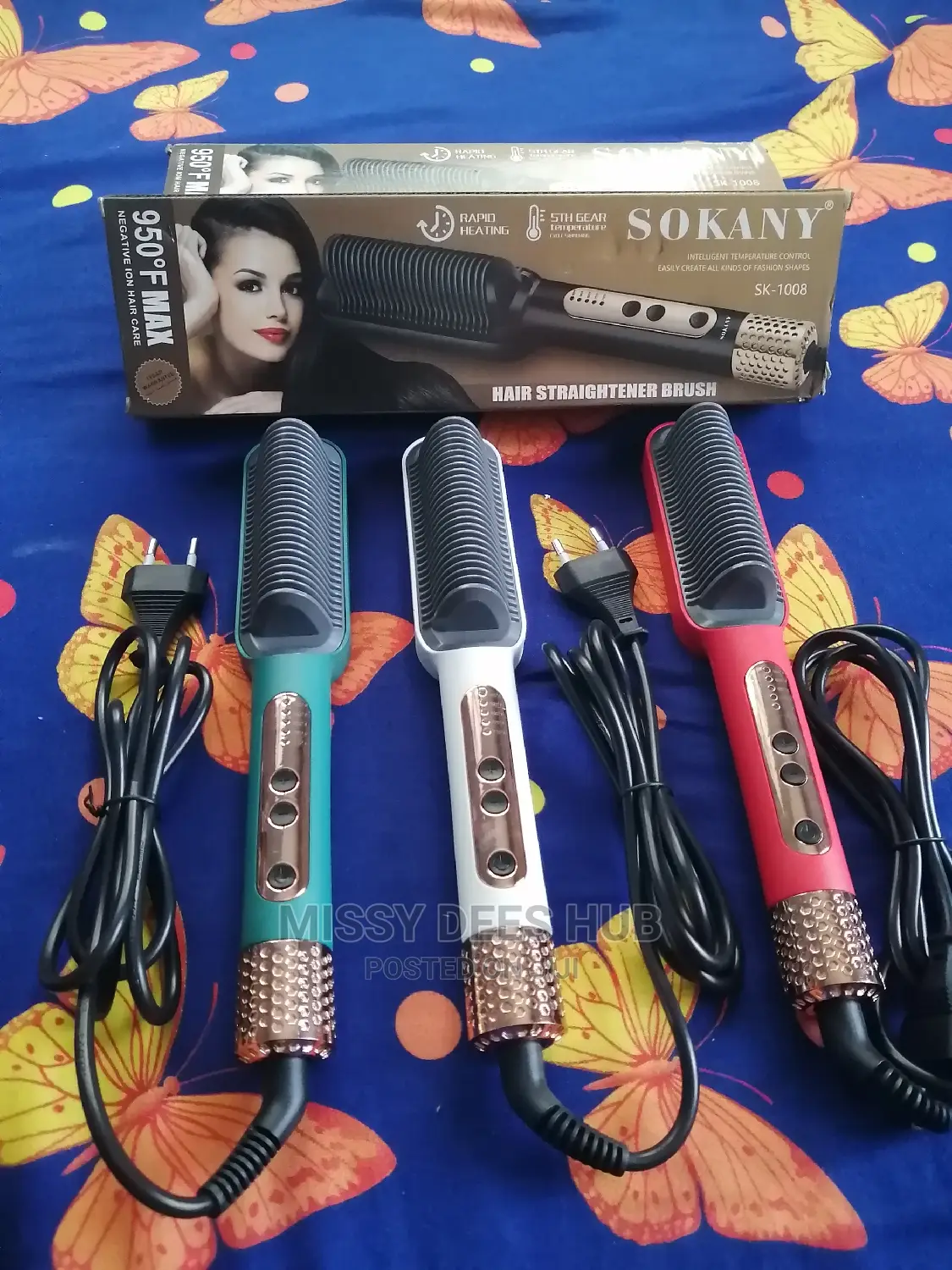 Sokany Hair Straightener Brush