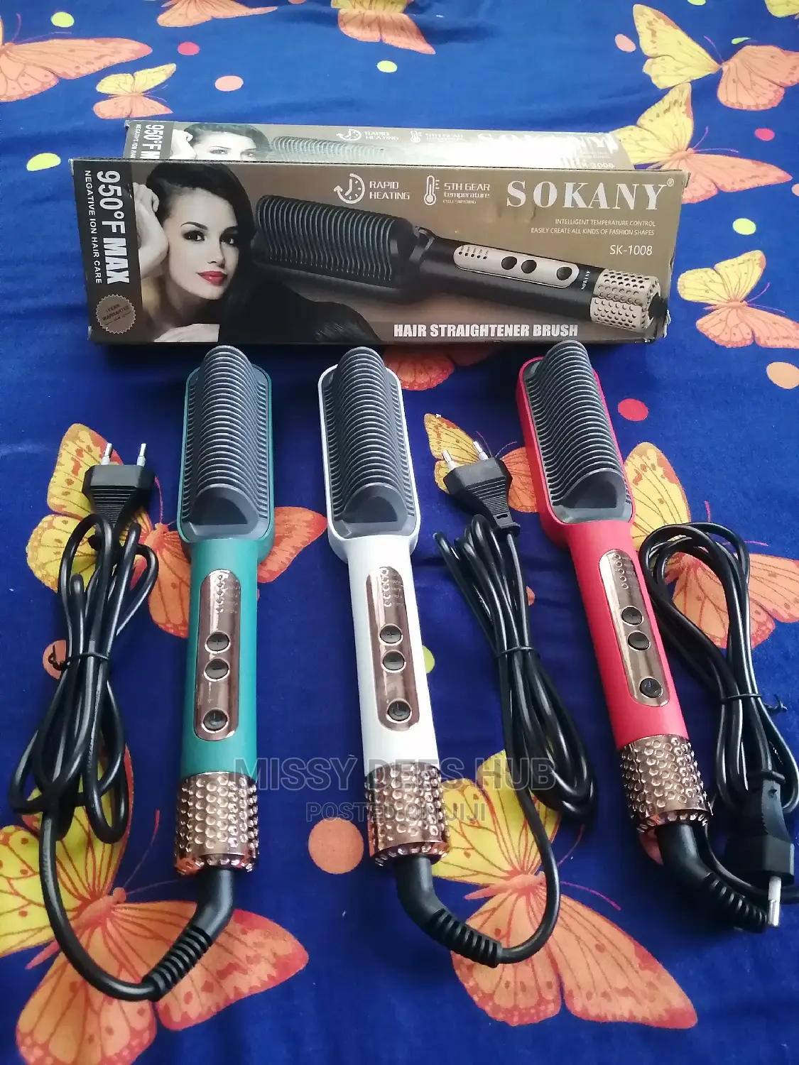 Sokany Hair Straightener Brush