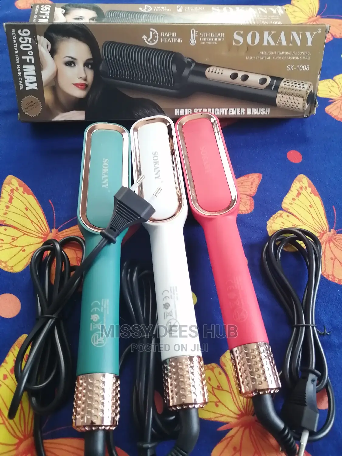 Sokany Hair Straightener Brush
